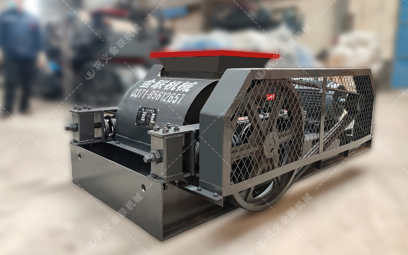 46對輥破碎機發貨圖片_發往河北石家莊_破碎石灰石